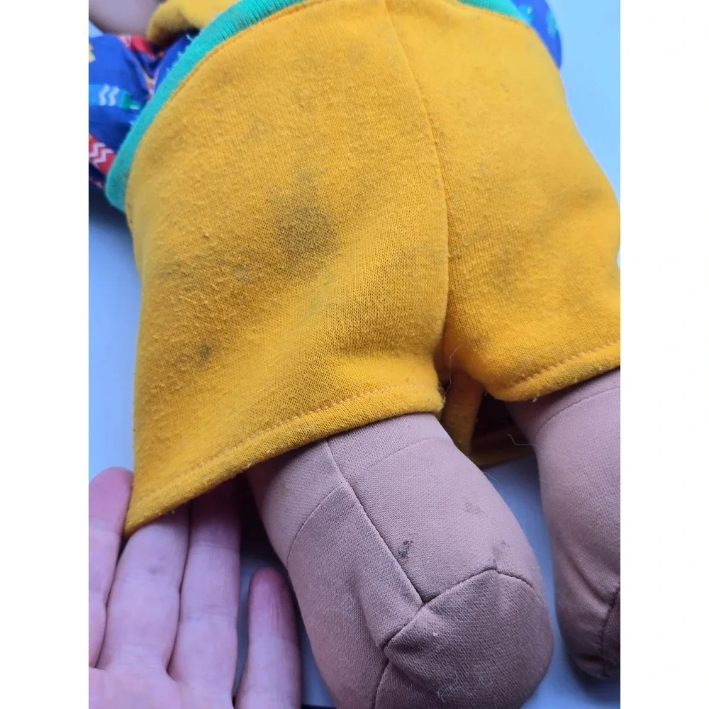 Vintage Little Big Ears Doll Boy First Generation No Hair Outfit Bald 14